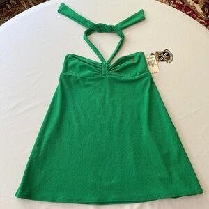 Juicy Couture  Bandeau Dress Swim Coverup Green SzL NWT